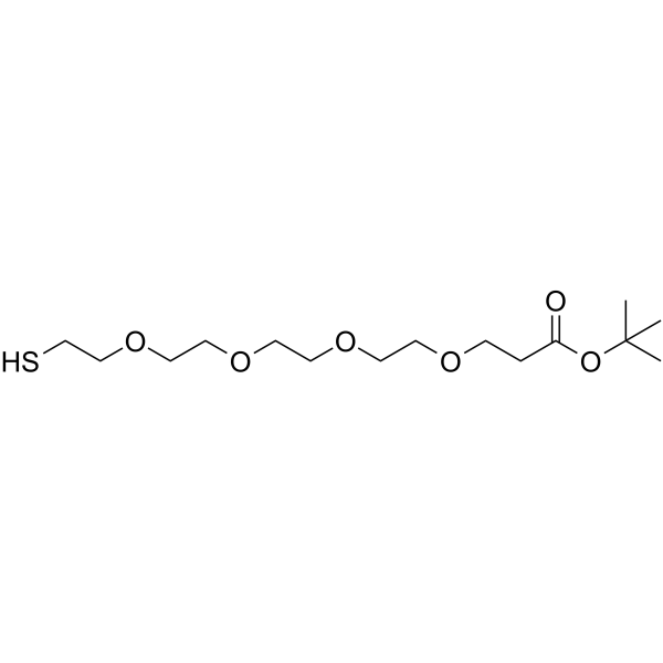 Thiol-PEG4-Boc(Synonyms: Thiol-PEG4-t-butyl ester)