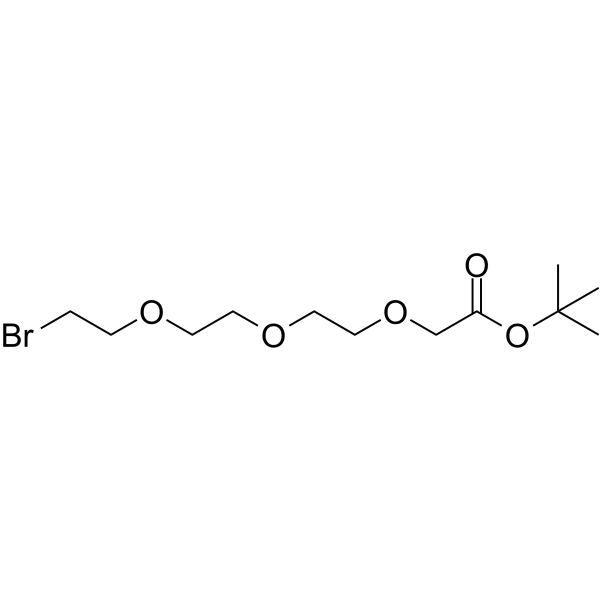 Bromo-PEG3-CH2-Boc Chemical Structure Bromo-PEG3-CH2-Boc