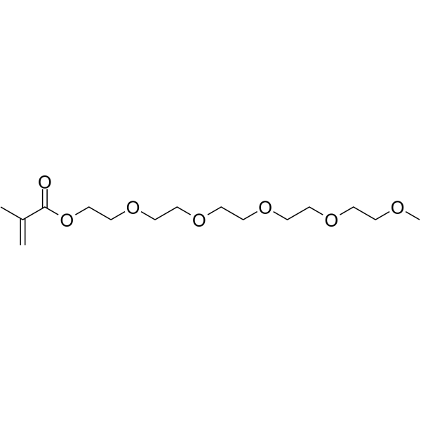 m-PEG5-2-methylacrylate Chemical Structure m-PEG5-2-methylacrylate