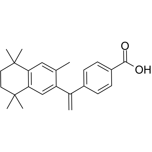 Bexarotene Chemical Structure Bexarotene(Synonyms: 贝沙罗汀; LGD1069)
