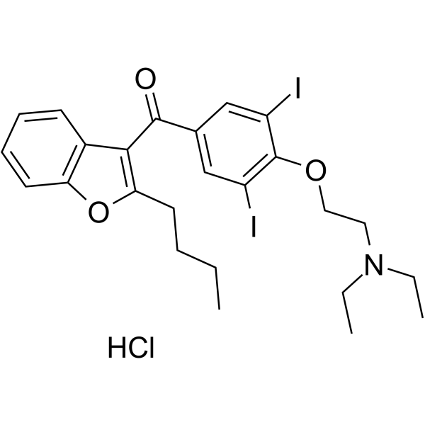 Amiodarone hydrochloride(Synonyms: 盐酸胺碘酮)