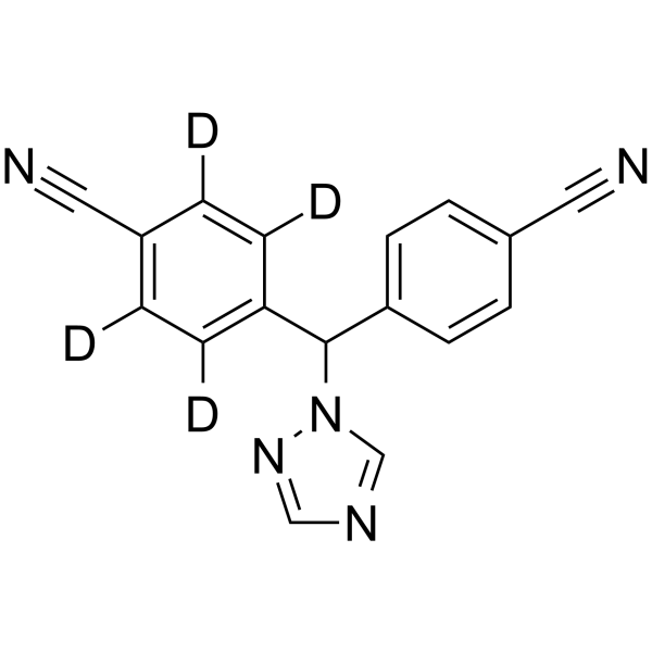 Letrozole-d4 (Synonyms: 来曲唑 d4)