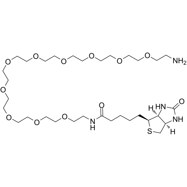 Biotin-PEG10-amine