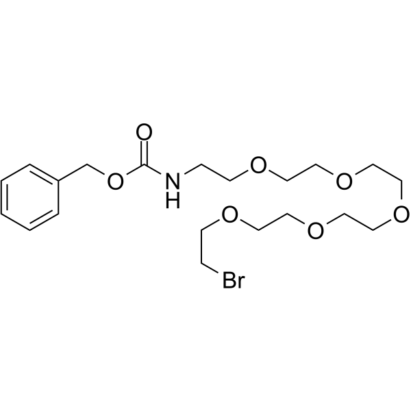 Cbz-PEG5-Br Chemical Structure Cbz-PEG5-Br