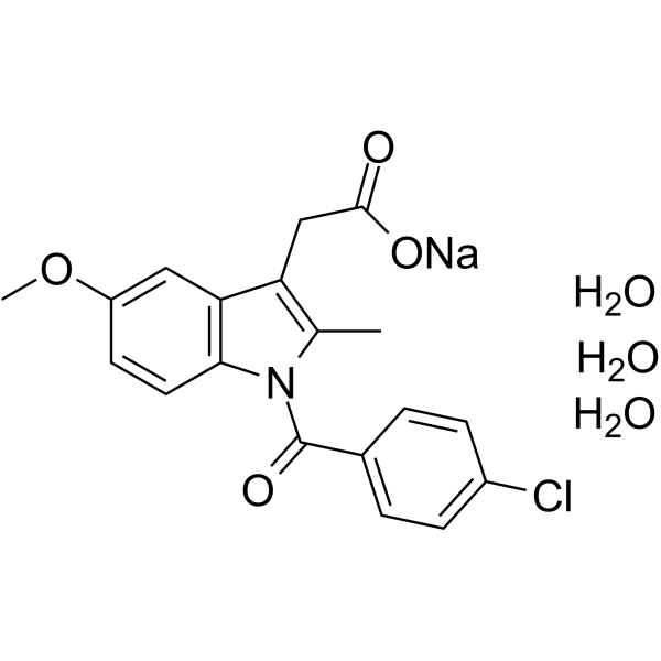 Indomethacin sodium hydrate(Synonyms: Indometacin sodium hydrate)