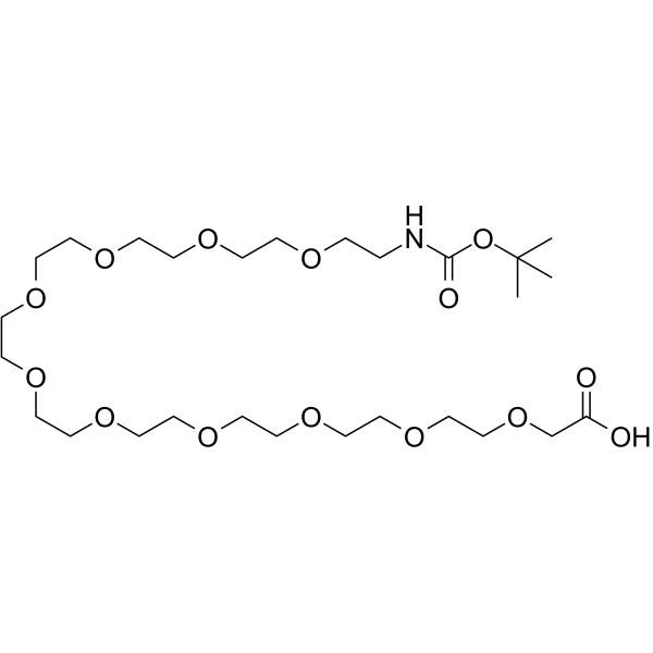t-Boc-amido-PEG10-acid