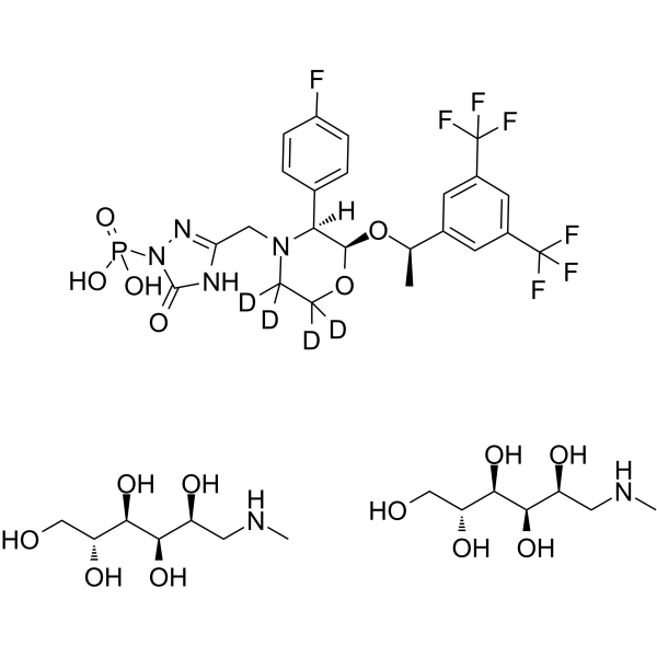 Fosaprepitant-d4 dimeglumine(Synonyms: MK-0517-d4;  L785298-d4)