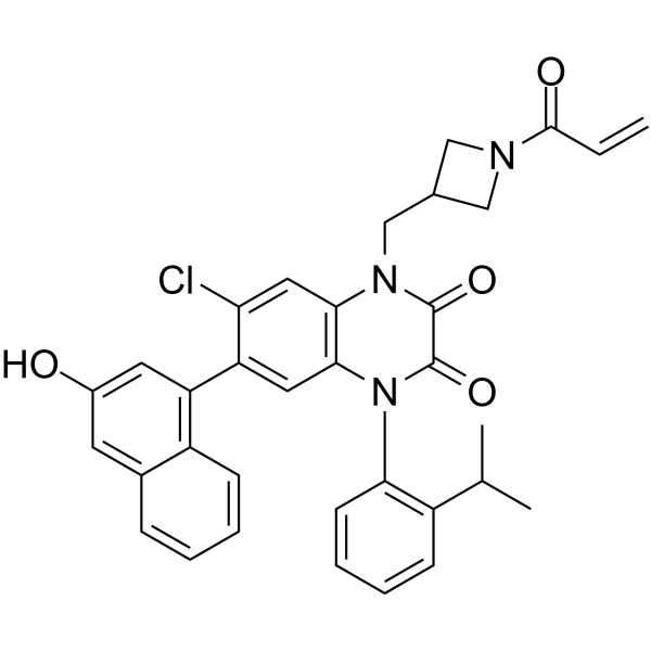KRAS G12C inhibitor 21 Chemical Structure KRAS G12C inhibitor 21