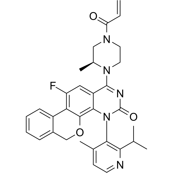 KRAS G12C inhibitor 23 Chemical Structure KRAS G12C inhibitor 23