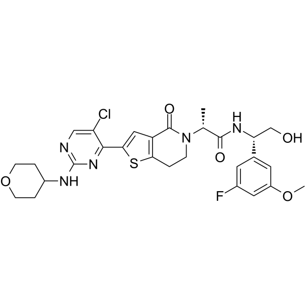 ERK1/2 inhibitor 4 Chemical Structure ERK1/2 inhibitor 4