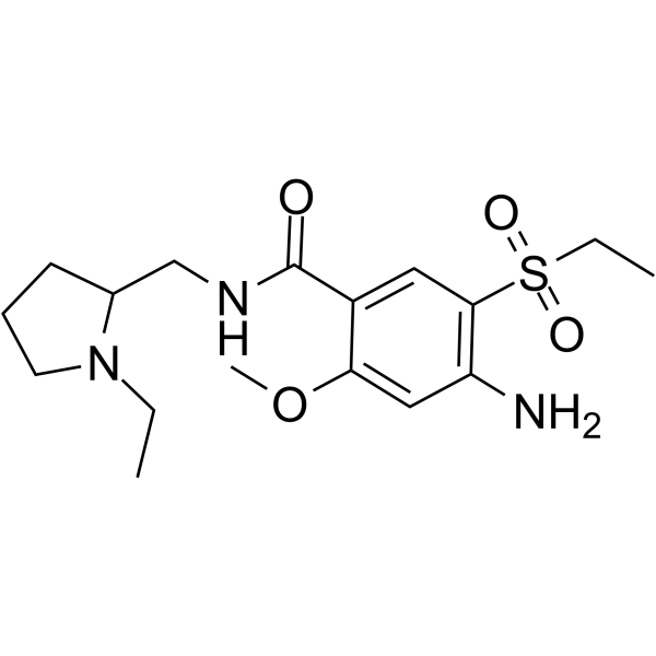 Amisulpride Chemical Structure Amisulpride(Synonyms: 氨磺必利; DAN 2163)