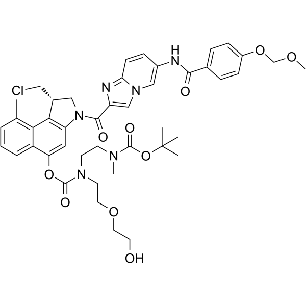 MethylCBI-azaindole-benzamide-MOM-Boc-ethylenediamine-D