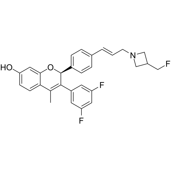 Bexirestrant Chemical Structure Bexirestrant