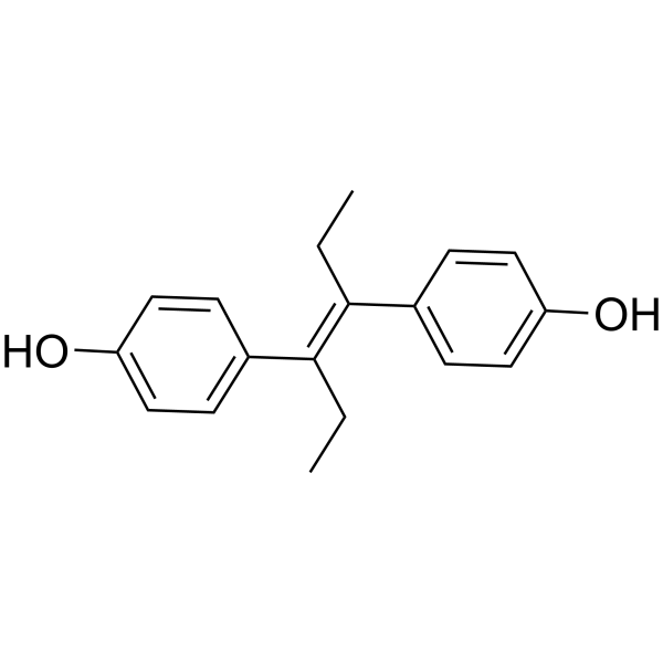 Diethylstilbestrol Chemical Structure Diethylstilbestrol(Synonyms: 己烯雌酚; Stilbestrol)