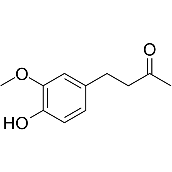 Zingerone Chemical Structure Zingerone(Synonyms: 姜酮; Vanillylacetone; Gingerone)