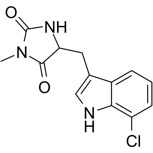 Necrostatin 2 racemate(Synonyms: Necrostatin 1S;  Nec-1S;  7-Cl-O-Nec1)