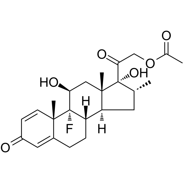 Dexamethasone acetate(Synonyms: 醋酸地塞米松; Dexamethasone 21-acetate;  Hexadecadrol acetate)