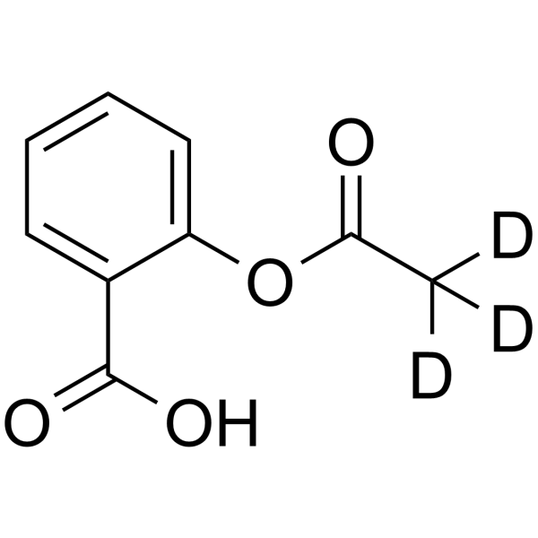 Aspirin-d3 Chemical Structure Aspirin-d3(Synonyms: Acetylsalicylic Acid-d3; ASA-d3)
