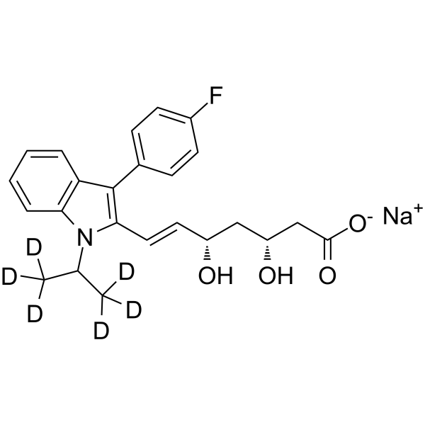 Fluvastatin D6 sodium(Synonyms: 氟伐他汀钠D6; XU 62-320 (D6))