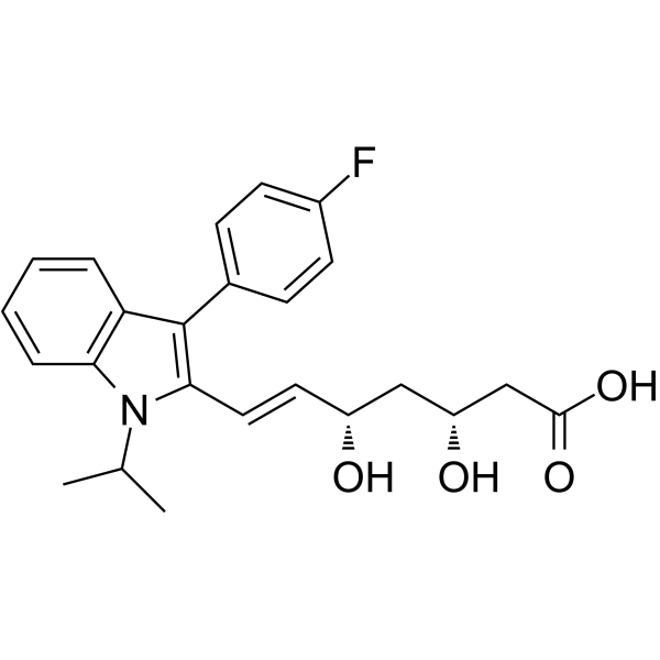 (3R,5S)-Fluvastatin(Synonyms: (3R,5S)-XU 62-320 free acid)