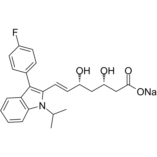 (3S,5R)-Fluvastatin sodium(Synonyms: (3S,5R)-XU 62-320)