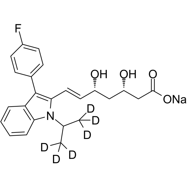 (3S,5R)-Fluvastatin D6 sodium(Synonyms: (3S,5R)-XU 62-320 D6)