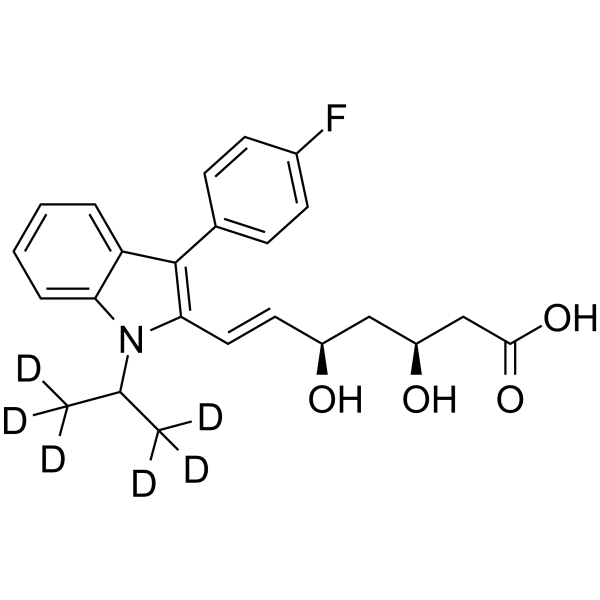 (3S,5R)-Fluvastatin D6(Synonyms: (3S,5R)-XU 62-320 free acid D6)