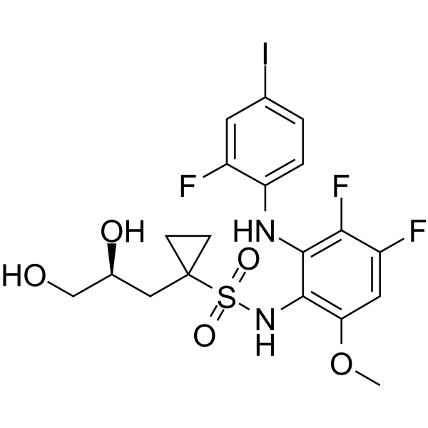 Refametinib(Synonyms: BAY 869766;  RDEA119)
