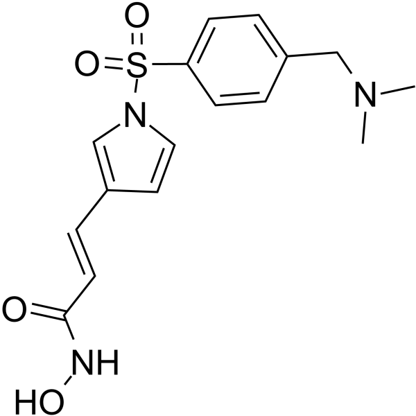 Resminostat Chemical Structure Resminostat(Synonyms: RAS2410; 4SC-201)