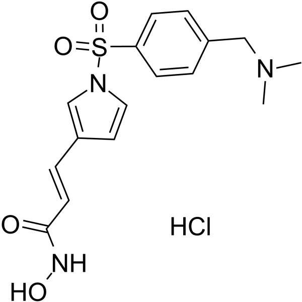 Resminostat hydrochloride(Synonyms: RAS2410 hydrochloride;  4SC-201 hydrochloride)
