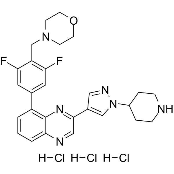 NVP-BSK805 trihydrochloride Chemical Structure NVP-BSK805 trihydrochloride
