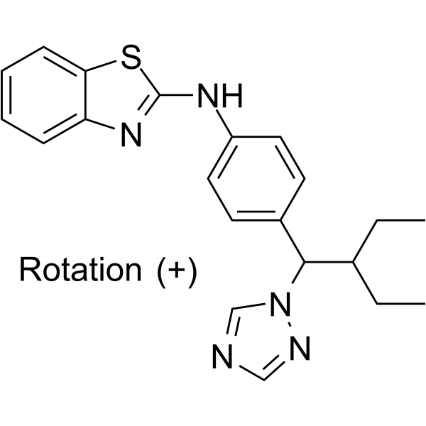 (+)-Talarozole Chemical Structure (+)-Talarozole
