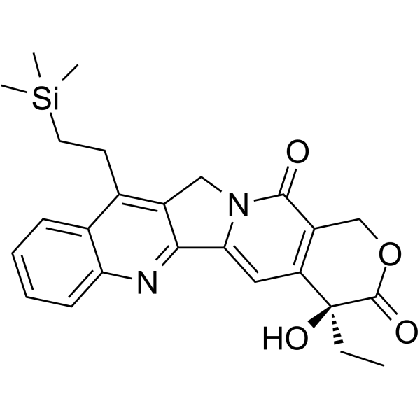 Karenitecin Chemical Structure Karenitecin(Synonyms: Cositecan; BNP 1350)