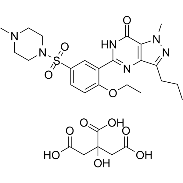 Sildenafil citrate(Synonyms: 西地那非柠檬酸盐; UK-92480 citrate)