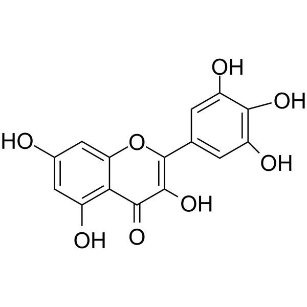 Myricetin Chemical Structure Myricetin(Synonyms: 杨梅素; Cannabiscetin)
