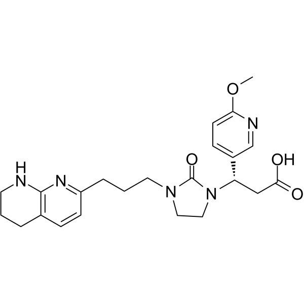 MK-0429 Chemical Structure MK-0429(Synonyms: L-000845704)