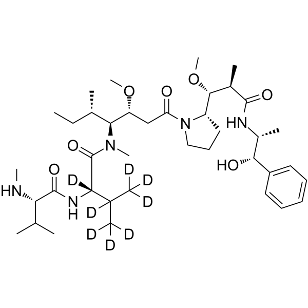 MMAE-d8(Synonyms: Monomethyl auristatin E-d8;  Deuterated labeled MMAE)