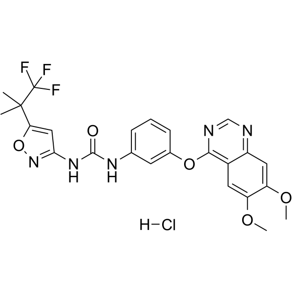 Agerafenib hydrochloride(Synonyms: CEP-32496 hydrochloride;  RXDX-105 hydrochloride)