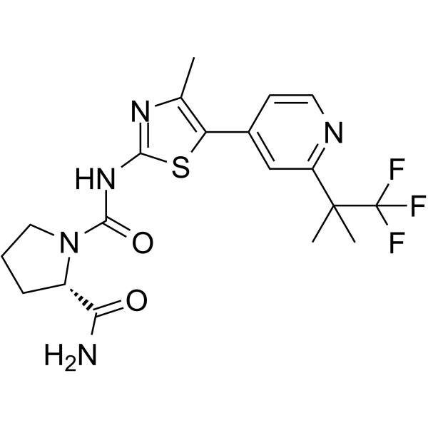 Alpelisib Chemical Structure Alpelisib(Synonyms: BYL-719)