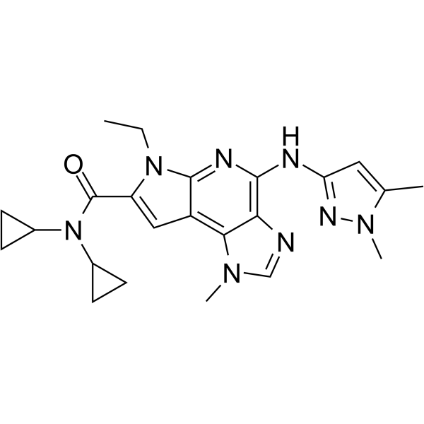 BMS-911543 Chemical Structure BMS-911543