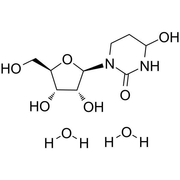 Tetrahydrouridine dihydrate Chemical Structure Tetrahydrouridine dihydrate(Synonyms: 四氢尿苷; THU dihydrate; NSC-112907 dihydrate)