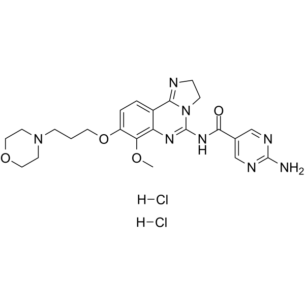 Copanlisib dihydrochloride(Synonyms: 库潘尼西盐酸; BAY 80-6946 dihydrochloride)