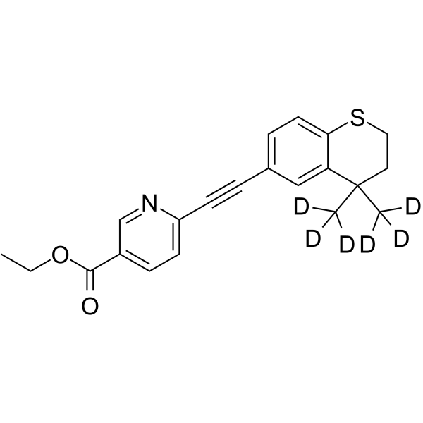 Tazarotene-d8(Synonyms: 他扎罗汀 d8)