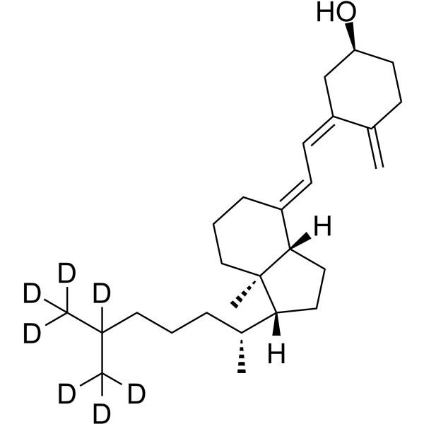 Vitamin D3-D7 Chemical Structure Vitamin D3-D7(Synonyms: 维生素D3 D7)