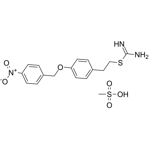 KB-R7943 mesylate Chemical Structure KB-R7943 mesylate