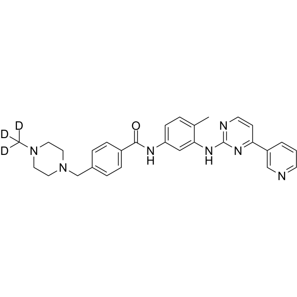 Imatinib-d3 hydrochloride(Synonyms: STI571-d3 hydrochloride; CGP-57148B-d3 hydrochloride)