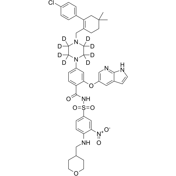 Venetoclax-d8 Chemical Structure Venetoclax-d8(Synonyms: ABT-199-d8; GDC-0199-d8)