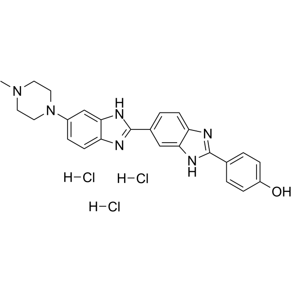 Hoechst 33258 trihydrochloride(Synonyms: bisBenzimide H 33258 trihydrochloride;  H 33258 trihydrochloride)