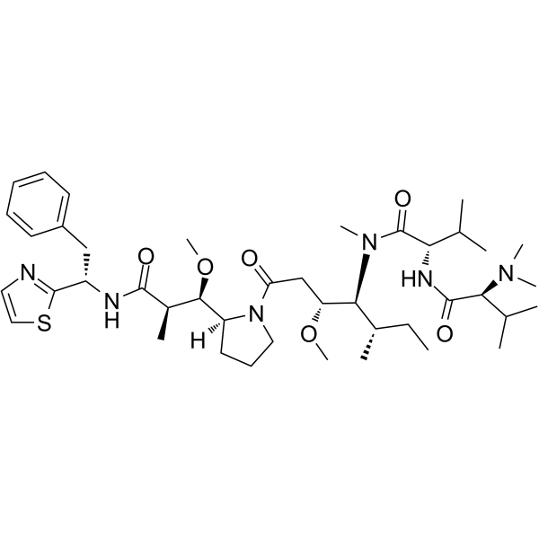 Dolastatin 10(Synonyms: DLS 10;  NSC 376128)