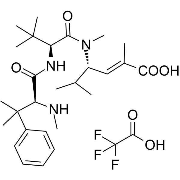 Taltobulin trifluoroacetate(Synonyms: HTI-286 trifluoroacetate;  SPA-110 trifluoroacetate)